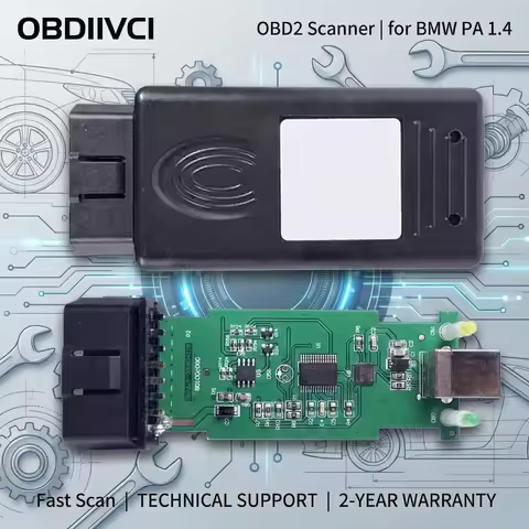 A++ Quality OBD2 Auto Scanner 1.4.0 For BMW Tool Unlock Version 1.4 With FT232RL Chip PA Soft V1.4.0