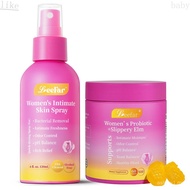 LeeFarFresh&JuicyDuo-HerFreshIntimateSpray+HerJuicyWomen’sProbioticsBundle N8MJ