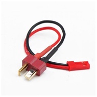 1pcs T dean T plug female to jst male converter connector 2pin silicone cable 22awg 5Cm