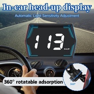 MPH Overspeed Alarm HUD MPH Digital Compass Speedometer Multifunctional Head Up Display HD