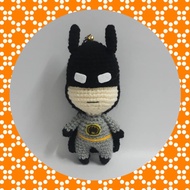 Crochet Doll Keychain Batman