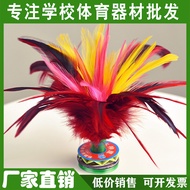 Colorful Feather Shuttlecock Rubber Band Shuttlecock Colorful Goose Feather Shuttlecock Primary Scho