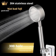 Shower head, old-fashioned shower head, pressurized and super filtered 304 stainless steel shower to