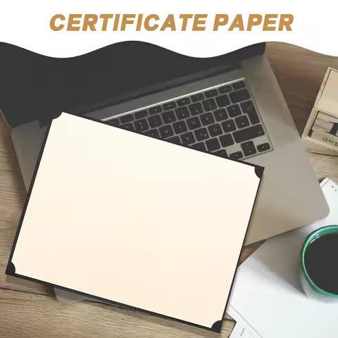 10Pcs Honor Certificate Paper Blank Writable Printable Certificate Inner Paper A4 Diploma Award Shee