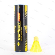 Plastic Badminton Shuttlecock CARLTON T800 Yellow Balls (6 Balls) Shuttlecock Badminton