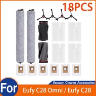 For Eufy C28 Omni / Eufy C28 Robot Vacuum Cleaner Accessories (Parts Pack 18PCS）