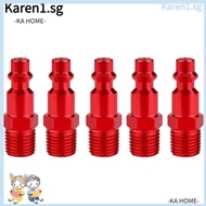 KA Quick-Connect, I/M Type-Red NPT Air Compressor Fitting, Air Tool Fitting 1/4Inch Air Hose Fitting