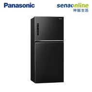 Panasonic 650L無邊框鋼板變頻雙門電冰箱 晶漾黑 NR-B651TV-K【贈基本安裝】