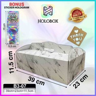 Cake Box|Cake Box|Gable box|Marble Pattern Box|39x23x11.5|B3-07