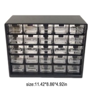 2 Colors Of High Quality + In Stock 25 Compartment Drawer Parts Box Wall-Mounted Parts Sorting Compo