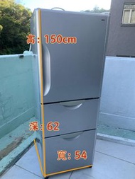雪櫃 三門 日立 細細個 R26 銀色 202公升 150CM高 最新款 傢俬家庭用品 搬屋 香港網店 香港二手 二手雪櫃 洗衣機 窄身款