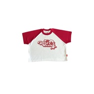 GUZZLER X FLOOVI - CROP TEE PINK