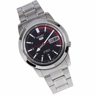 Seiko 5 Automatic Black Mens Stainless Watch SNKK31K1