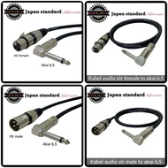 XLR to Akai cable Akai to XLR male and female jack cable/ xlr cable