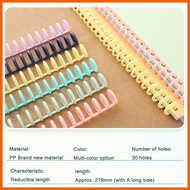 ◳ 30/5 Holes plastic ring binder notebook cover( for A4/B5/A5/A6) cuttable ring binding accessories