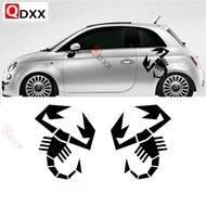 Car Side Stripes Sticker Italian All Fiat 2pcs for  Punto 500 Abarth Scorpion Sticker