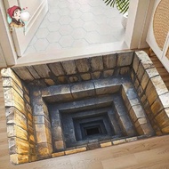 Front Door Mat Indoor Outdoor Entrance 3D Optical Illusion All-Weather Doormat
