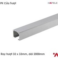 Hafele Single Slide Rail 31 X 33mm 940.43.922, Aluminum Slide Rail 2000mm120 (KGS)