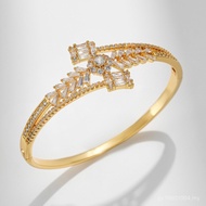 Bracelet Bracelet Lee Zircon Snow Female High Color Retention Geometric Holiday Di Light Luxury Brac