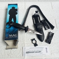 Pisau Selam/Pisau Diving/Pisau Scuba Knife Diving Scuba Fishing Original Mac Coltellerie Made in Ita