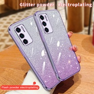 Casing Huawei P40 Electroplated Phone Case Sparkling Powder Phone Case