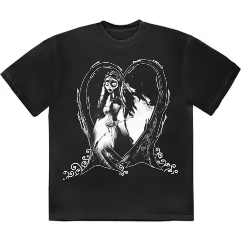 Corpse Bride Heart T Shirt