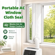 Portable Aircond Cloth Seal Air Conditioner Sealing Plate Aircond Sealer With Zip And Adhesive