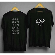 KPOP APINK T-SHIRT MEMBER NAME APINK NAEUN EUNJI CHORONG NAMJOO BOMI HAYOUNG PINKPANDA T-SHIRT