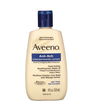 exp 10/2025 โลชั่นบรรเทาอาการคัน Aveeno Anti-Itch Concentrated Lotion 4 fl oz