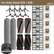 For Eufy Omni E25 / E28 Floor sweeping robot Vacuum cleaner Main Brush Filter Dust Bag Roller Mop