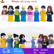 【免运费】8Pcs Minifigures M8006 Girl princess Building Block Doll Cartoon Role-Playing Children's Educat