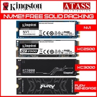 KINGSTON NV2 SSD NV1 KC2500 KC3000 A2000 250GB 256GB 500GB 512GB 1TB NVME M.2 2280 NVMe PCIe Gen 3 SSD 250GB/500GB/1TB