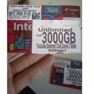 kartu telkomsel unlimited 3000GB 1 bulan dan 4 bulan bisa digunakan di