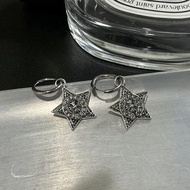 Chrome Hearts 克羅心五角星馬蹄印拼接耳環