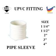 UPVC PIPE SLEEVE UPVC FITTING