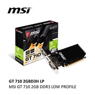MSI GT710 2GB DDR3 LOW PROFILE GT710 2GBD3H LP