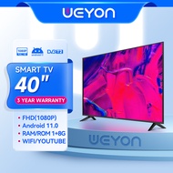 WEYON Smart 40 inch TV LED/LCD Smart Digital TV Android 11 Murah Promo HD Ready Televisi