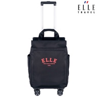 Elle Travel Ksata Collection, กระเป๋าเป้สะพายหลังพร้อมล้อลาก ขนาด 18"นิ้ว วัสดุไนลอน100% สามารถถอดเก