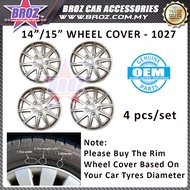 14 inch / 15 inch Wheel Rim Cover ( 1027 / 3533 / 2210 ) Choose in Variation