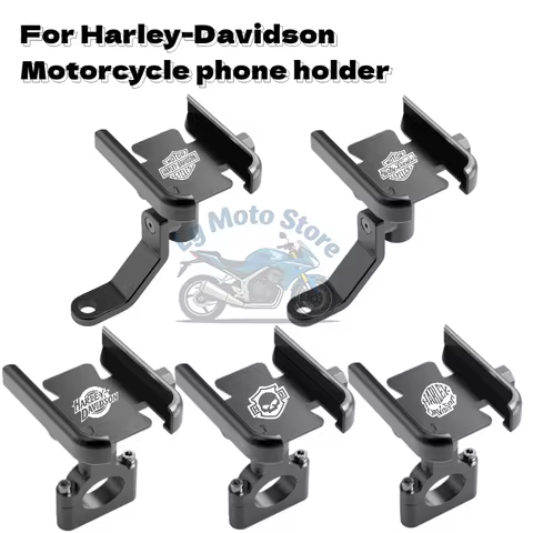 For Harley Motorcycle Accessories Motorcycle Handlebar Mobile Phone Holder GPS Stand Bracket For HAR