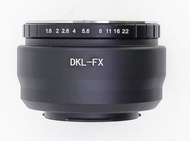 DKL-FX DKL mount 轉 fuji 富士 FX x-pro x-e x-t 轉接環 Adaptor