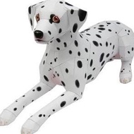 DIY Papercraft Dalmatian Dog