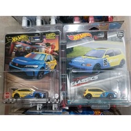 Hot Wheels Honda Civic Type R Spoon EG and FK lot of 2 pcs with Protector