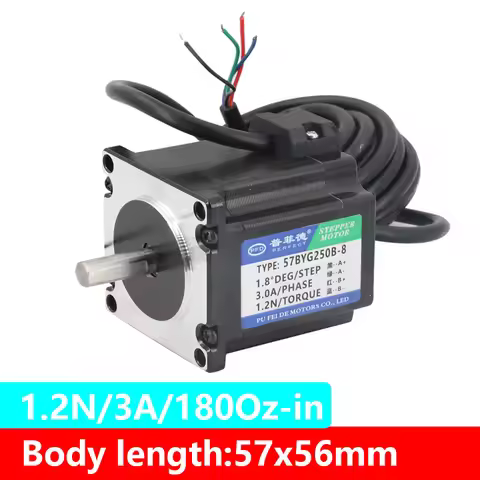 NEMA23 Stepper motor 2 phase 4-Leads 1.2N/1.8N/2.3N/2.5N/2.8N for CNC Router Laser Engraving Machine