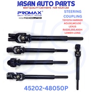 STEERING COUPLING / STEERING JOINT TOYOTA HARRIER ACU30,MCU30 , LEXUS RX330,350,400H ( 45202-48050 )