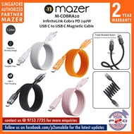 Mazer M-COBRA20 InfiniteLink Cobra PD 240W USB C to USB C Magnetic Cable
