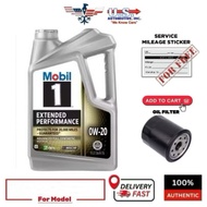 120903 Mobil 1™ Extended Performance 0W20 Fully Synthetic Engine Oil (4.73L) Protects For 20K Miles