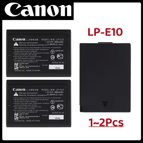 LP-E10 LPE10 LP E10 Digital Camera Battery for Canon EOS 1100D 1200D 1300D 2000D 4000D Rebel T3 T5 T