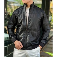 Sita leatherJacket ADV01, AD28 warm fur lining, stand collar, youthful form DUYSHOP Menswear