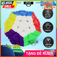 (TẶNG ĐẾ - FREE SHIP) Rubik Biến Thể Megaminx 3x3 (VIỀN NỔI) Loại Xịn - Khối Rubik Biến Thể 12 Mặt C